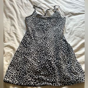 leopard outdoor voices dress